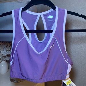 Nike FIT DRY Women’s Sports Bra Purple Size Small (4-6) NWT